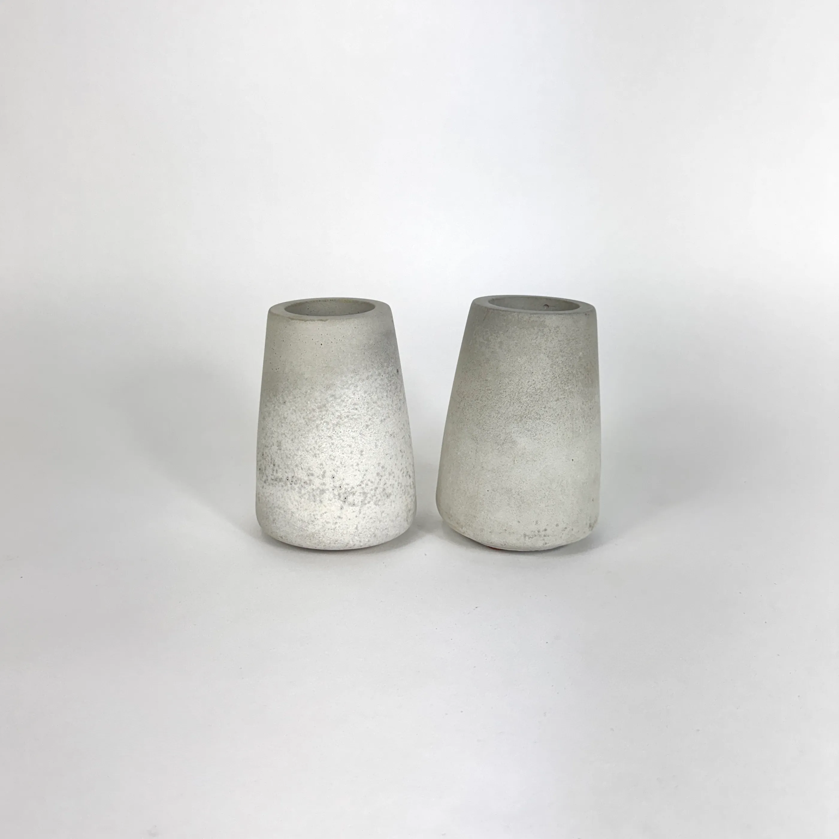 CONCRETE CYLINDRICAL BUD VASES