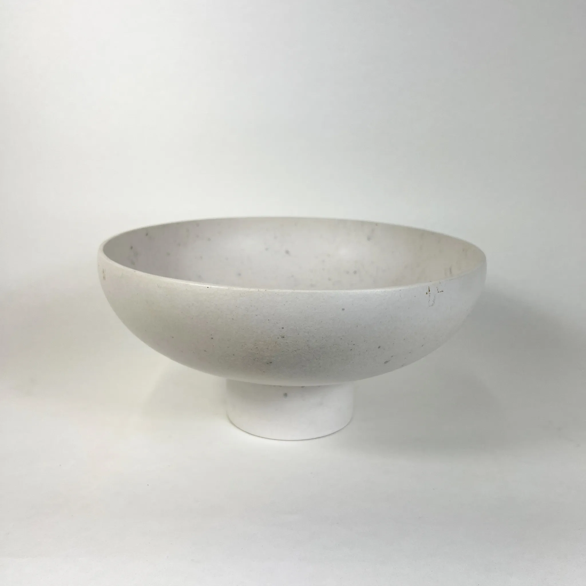 CERAMIC PEDESTAL WHITE XL BOWL