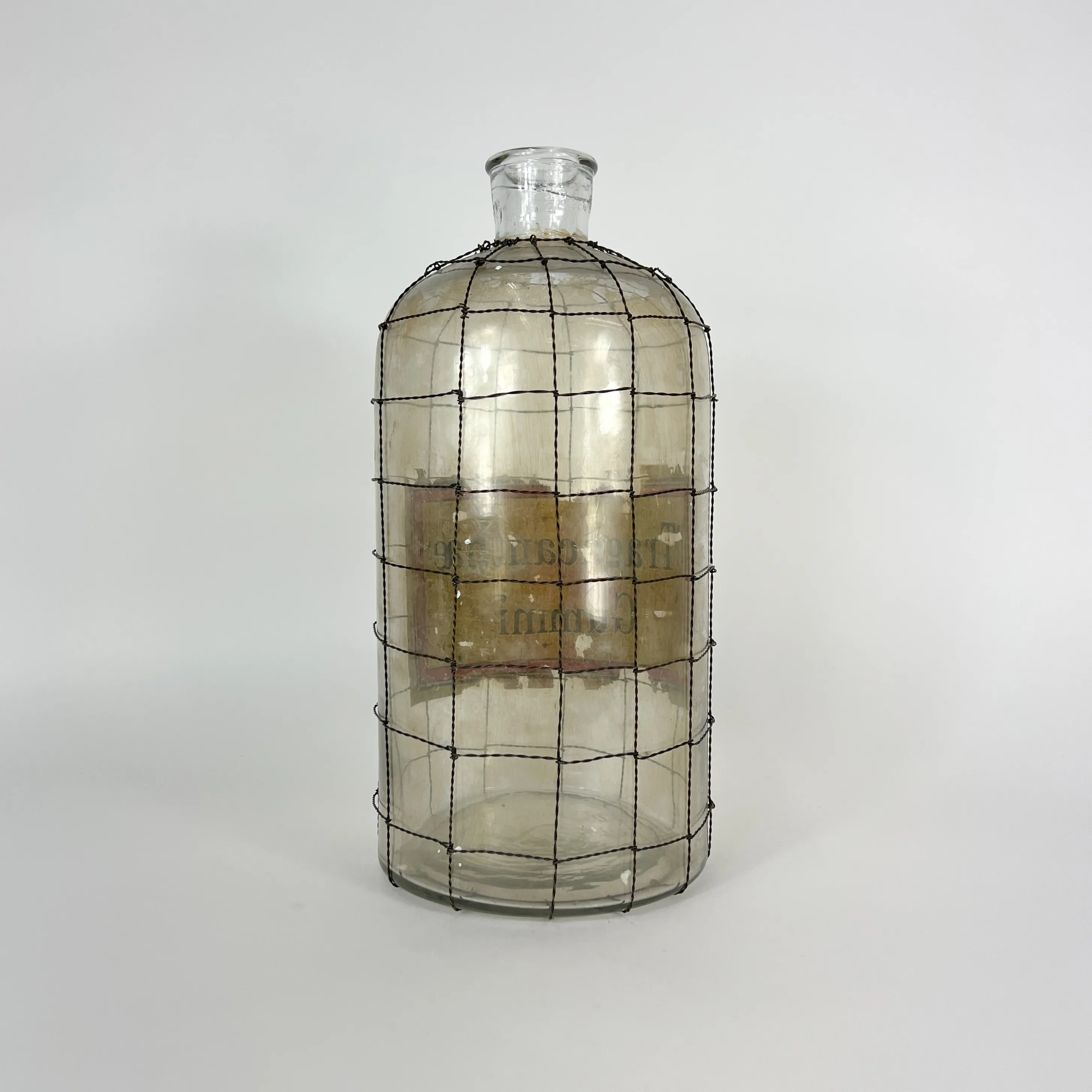 VINTAGE MEDICINE BOTTLE WITH LABEL