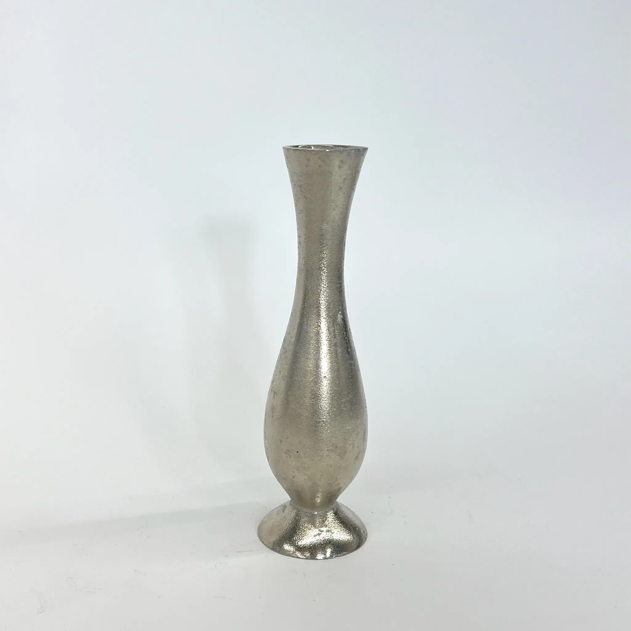 SILVER FLOWER VASE