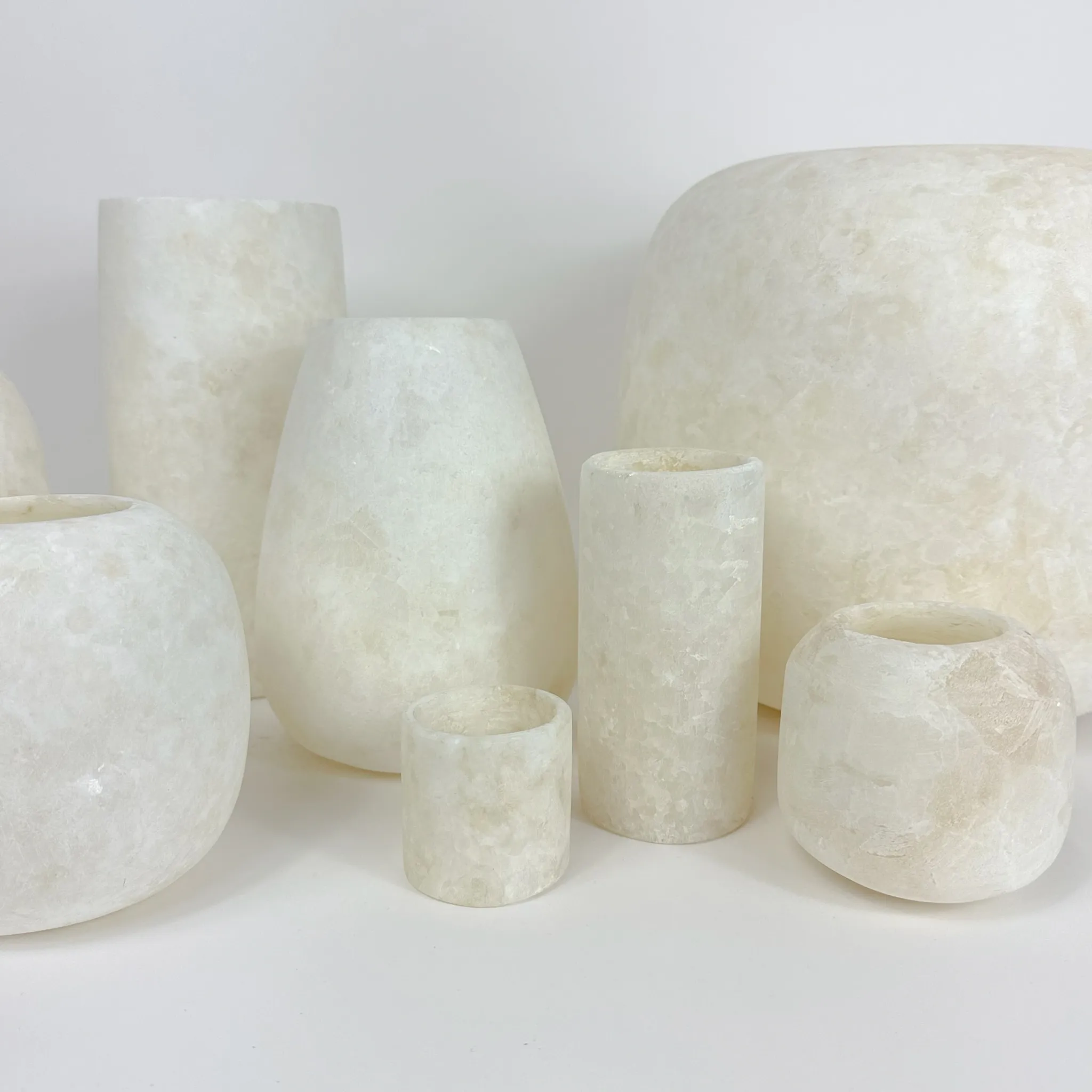 ALABASTER ASSORTED CANDLE HOLDER