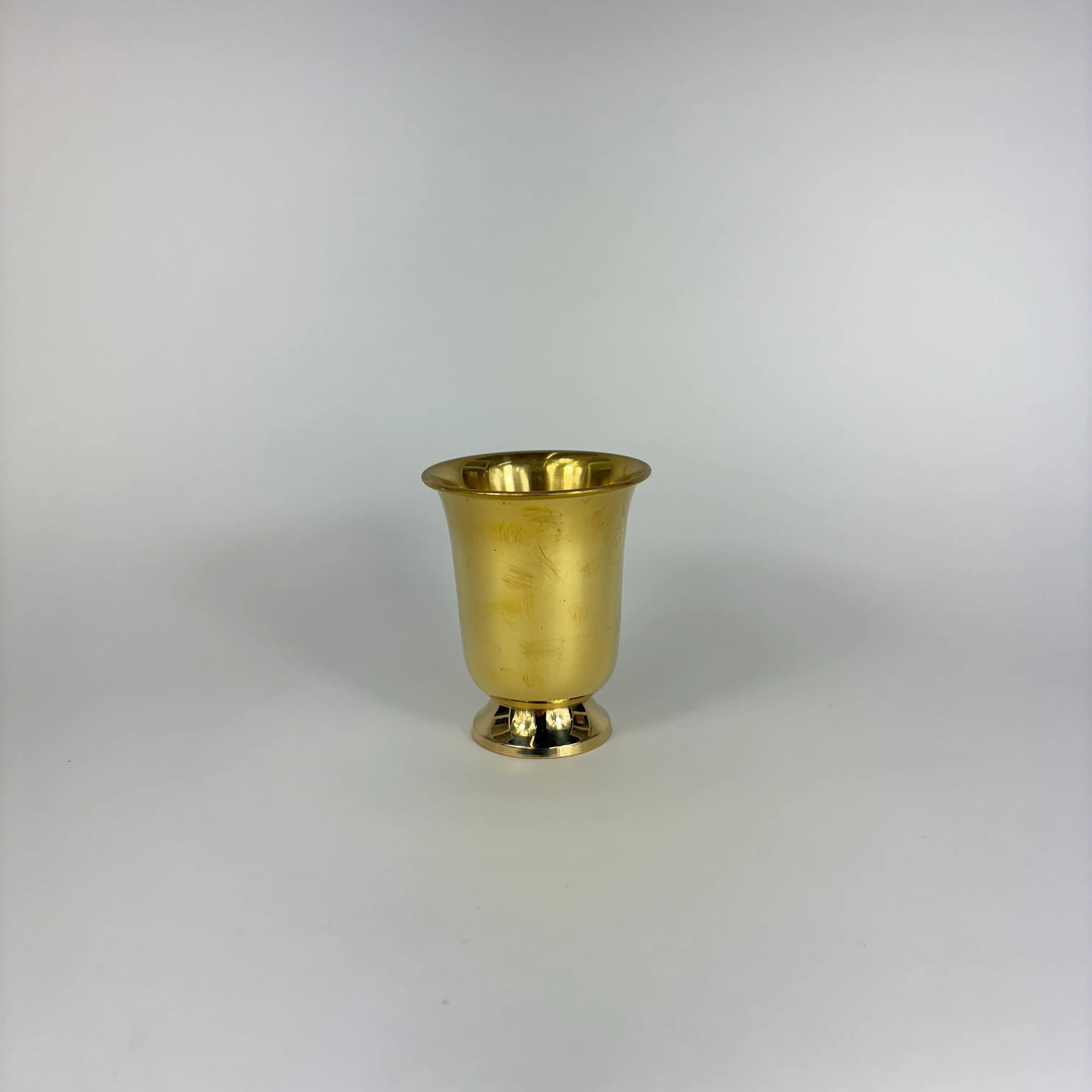BRASS FOOTED CUP