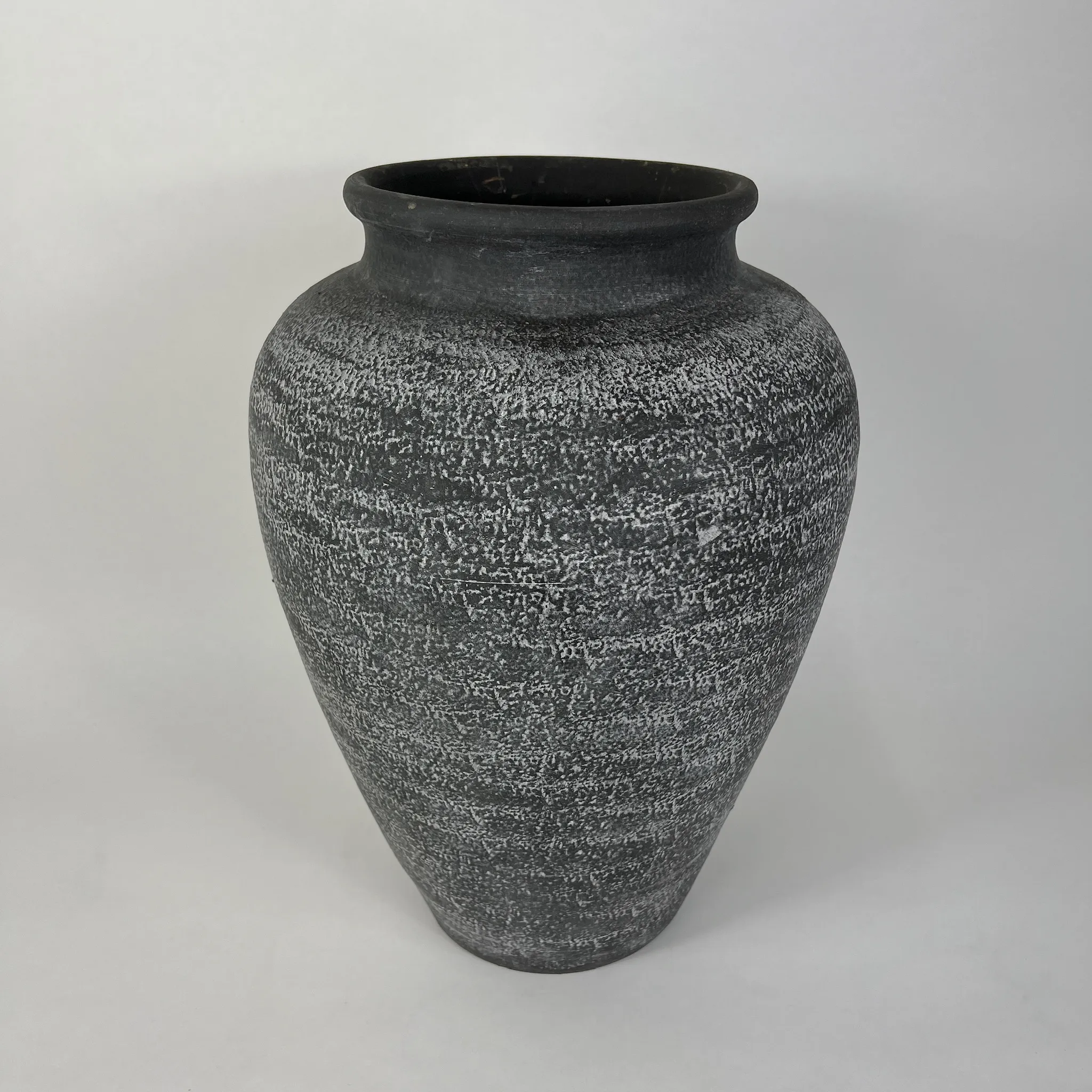 OPHELIA MATTE BLACK LARGE VASE