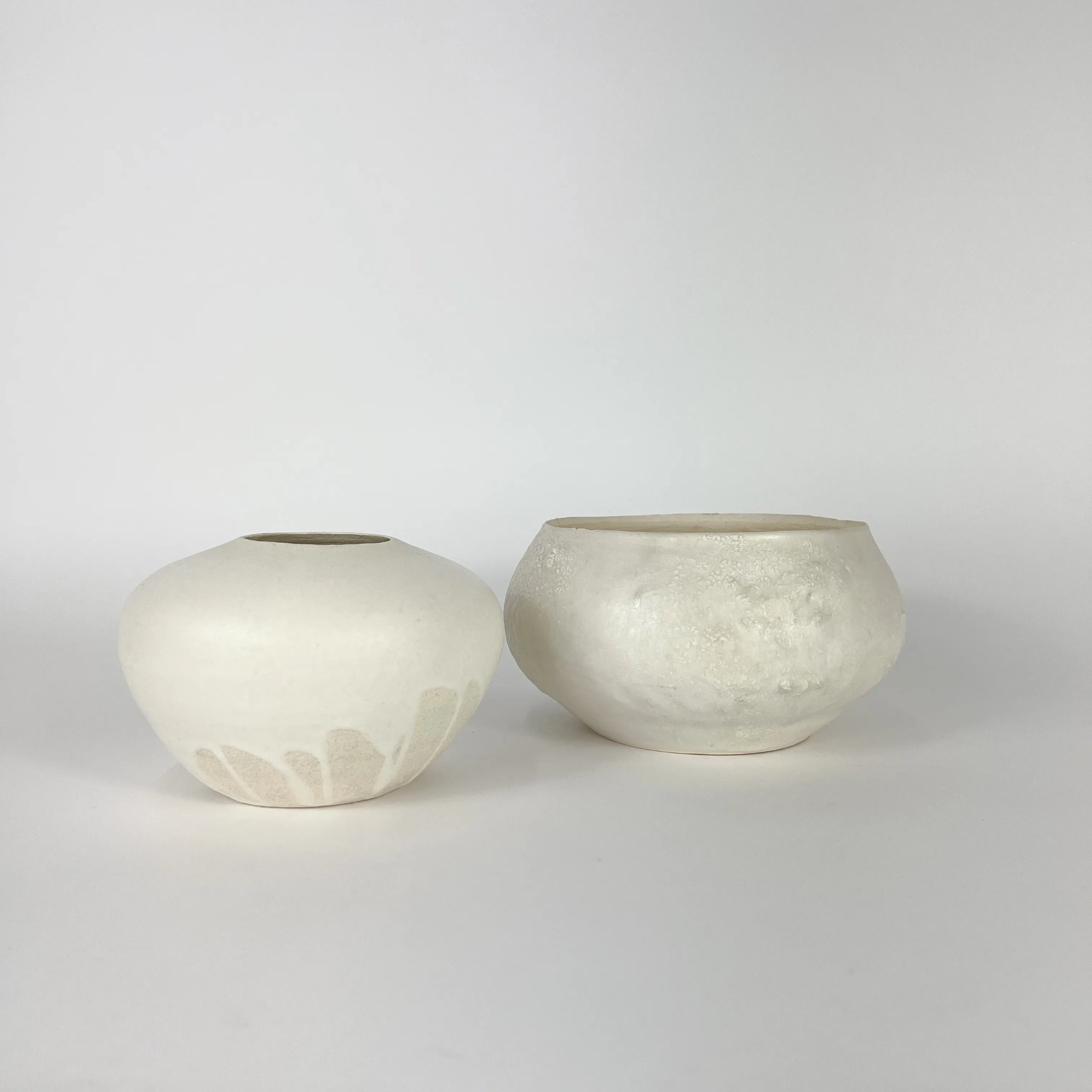 D CERAMICS SPLASHY VASE AND BOWL SET