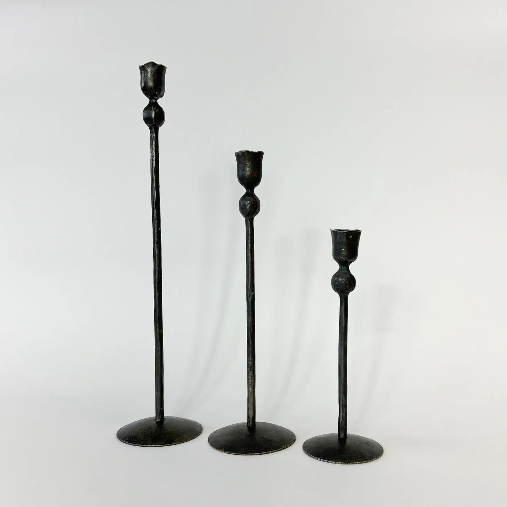 FORGED IRON TAPER HOLDERS