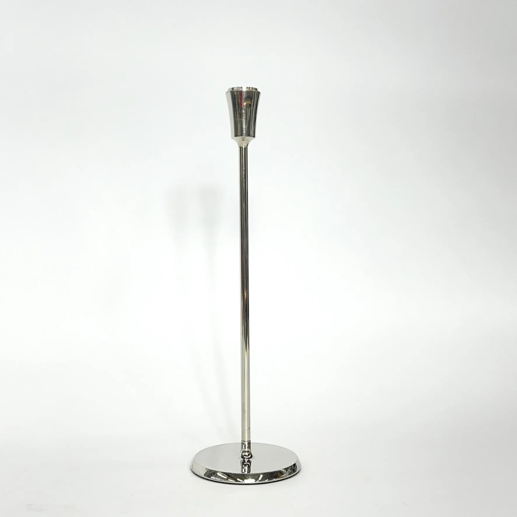 SILVER TALL CANDLESTICK