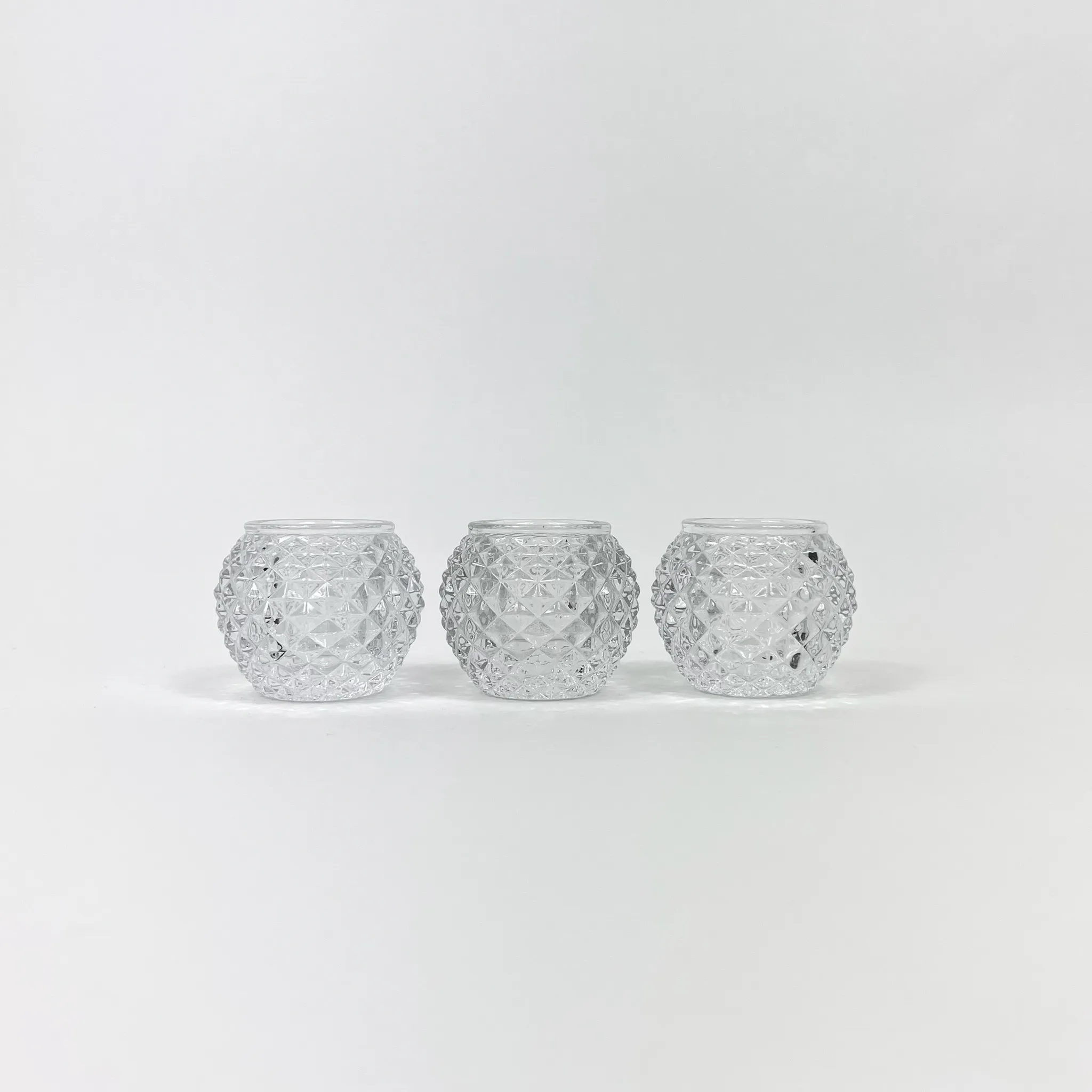 CRYSTAL BALL CANDLE HOLDER