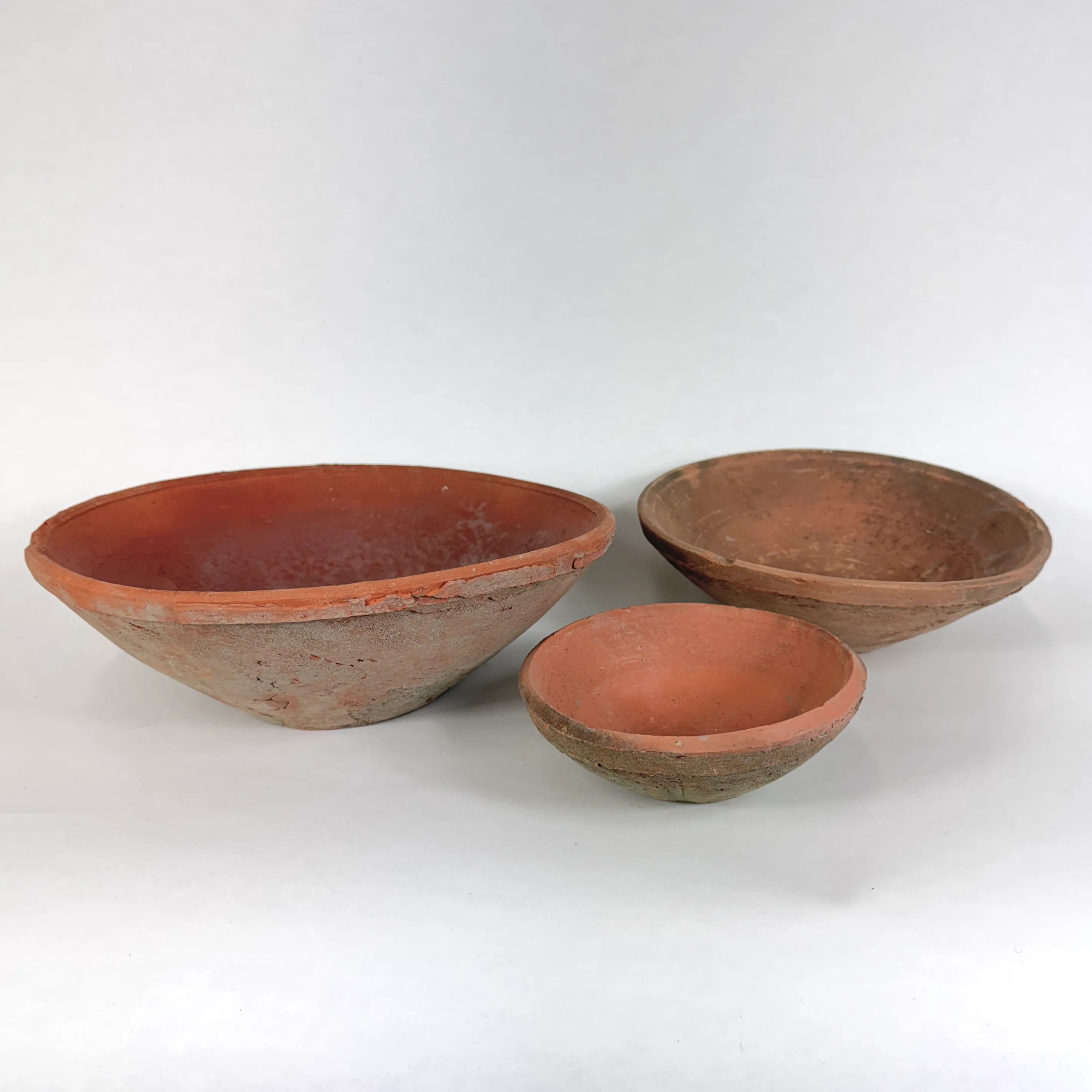 TERRA COTTA SHALLOW BOWL