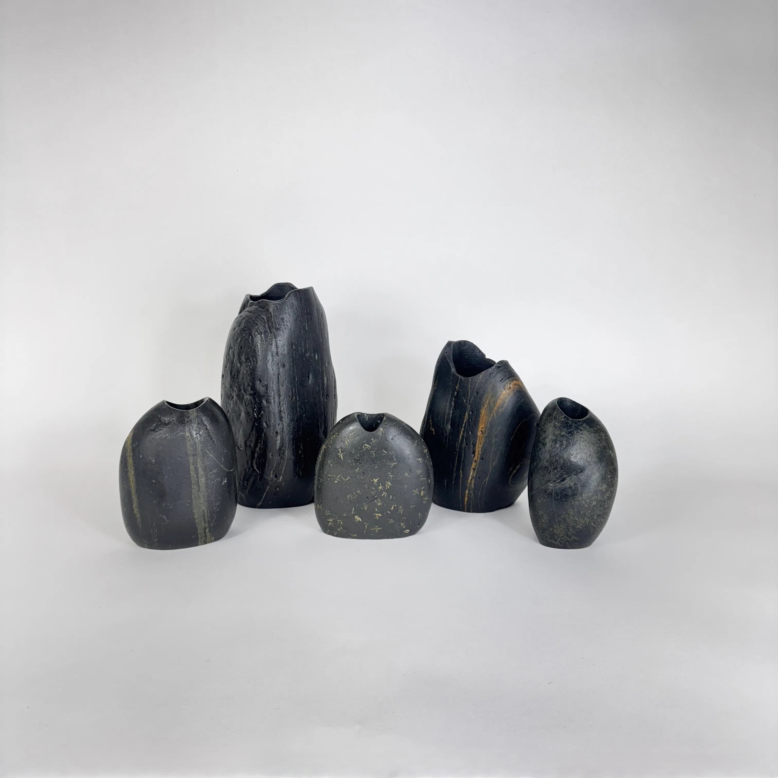 BLACK RIVER ROCK BUD VASE