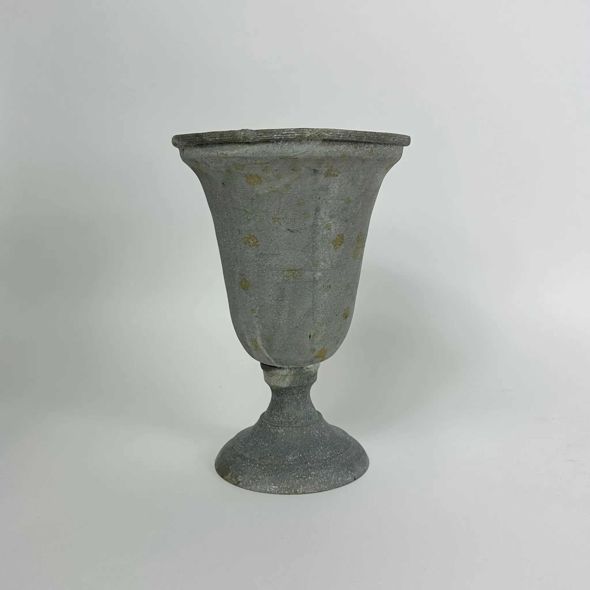 METAL GOBLET VASE
