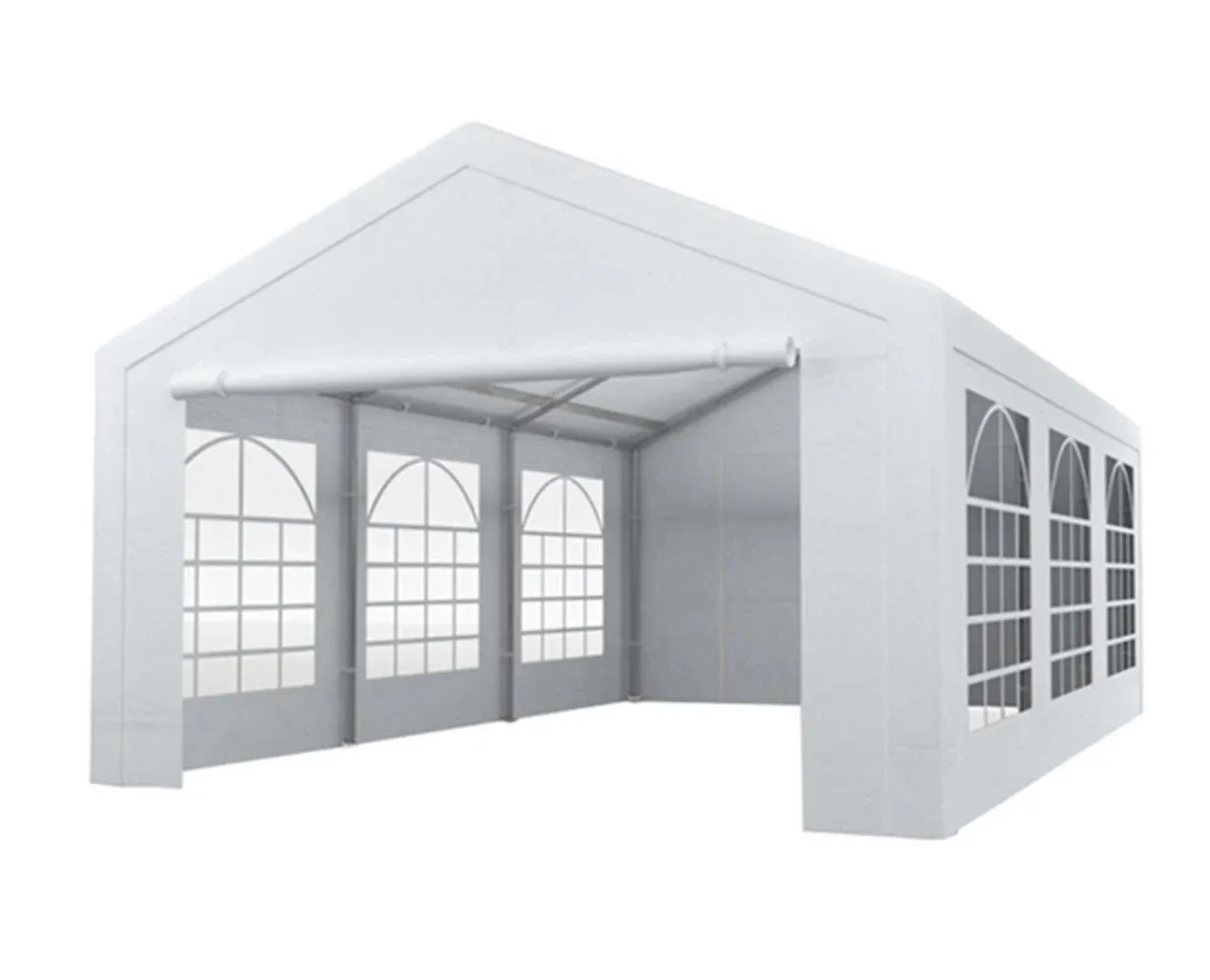 Stevige witte partytent 6 x 4 meter