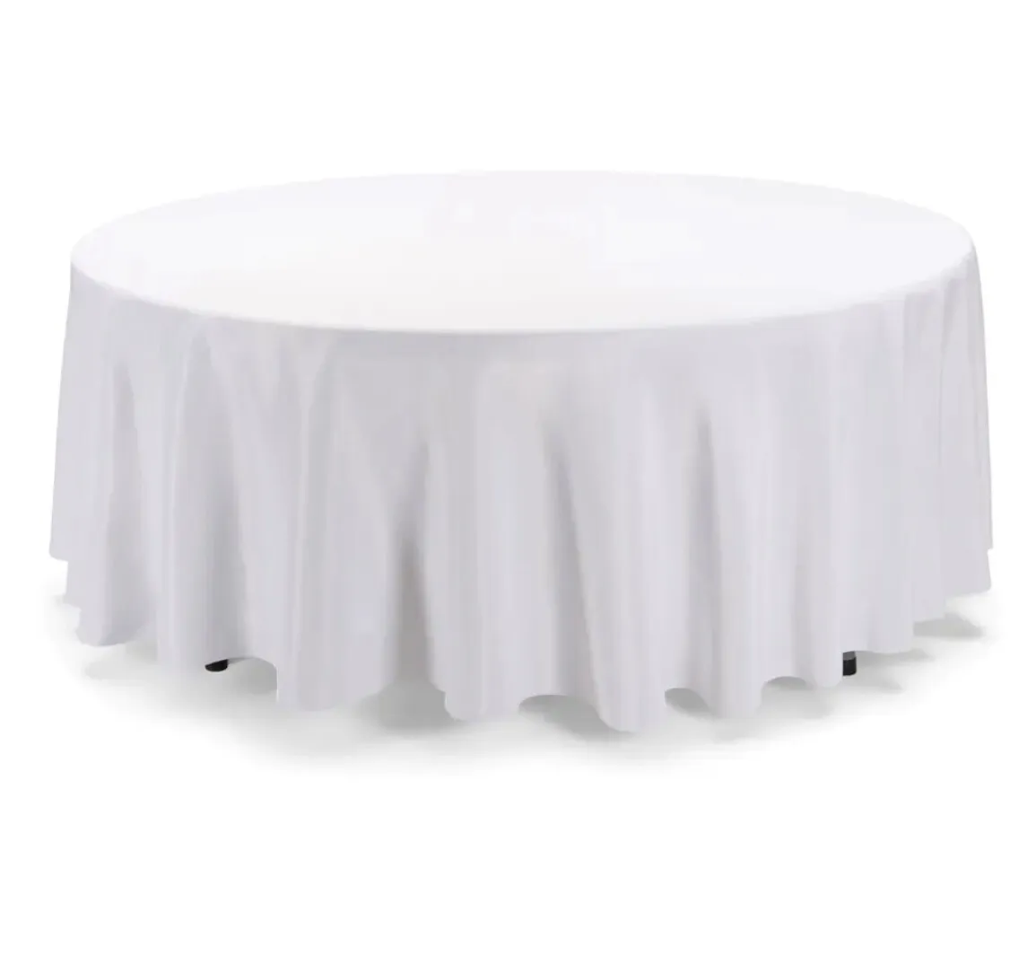 Linen 5' round table cloths (108")