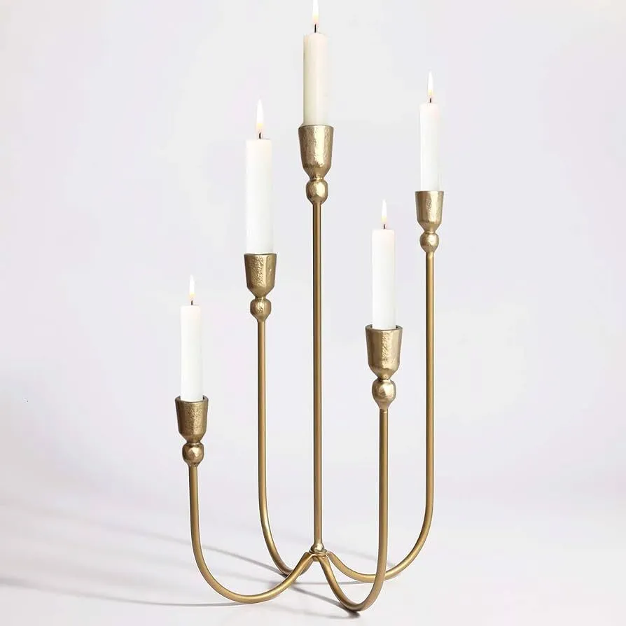 Gold Candelabra Candlestick Holder