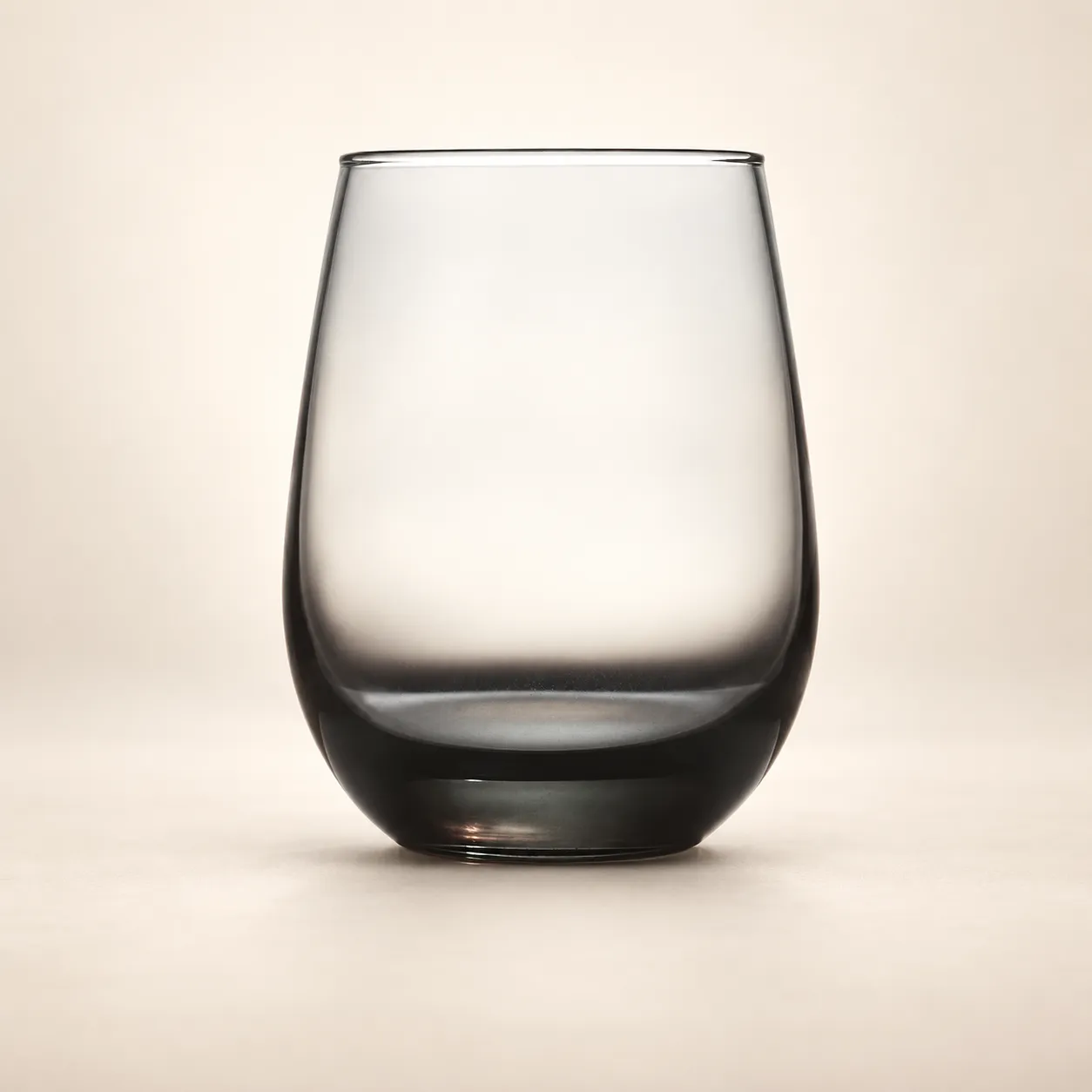 Smoked Gray Stemless Wine Glass