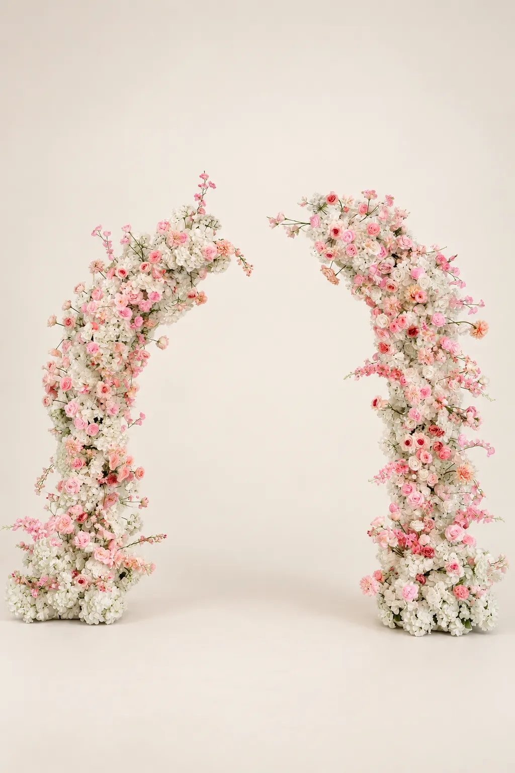 Blush & Bashful Broken Arch