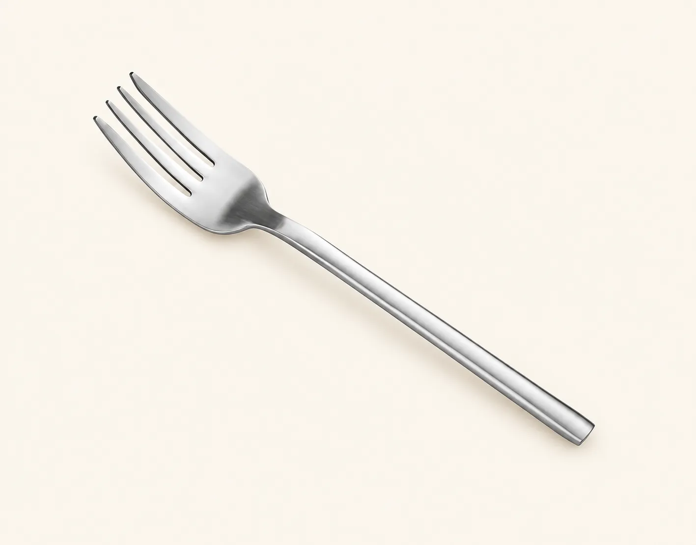 Satin Silver Salad Fork