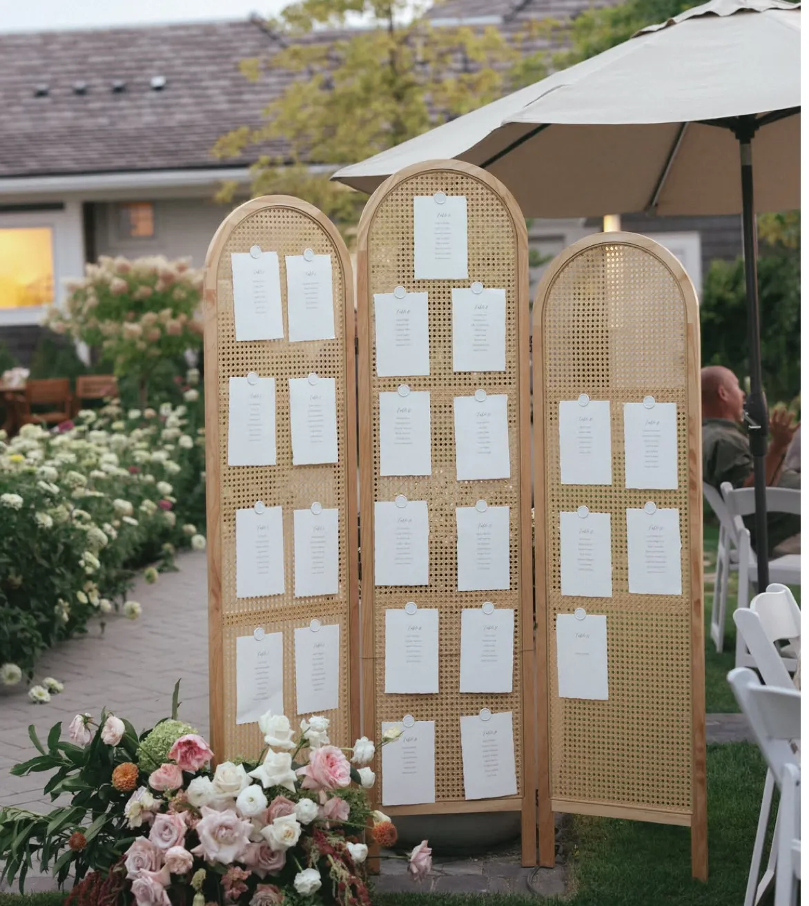 Rattan Seating Chart
