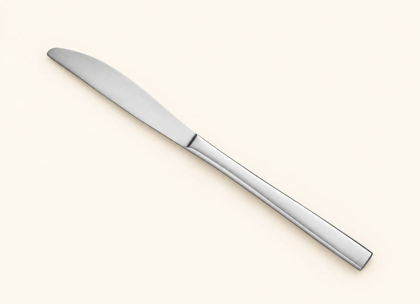 Satin Silver Dinner Knife