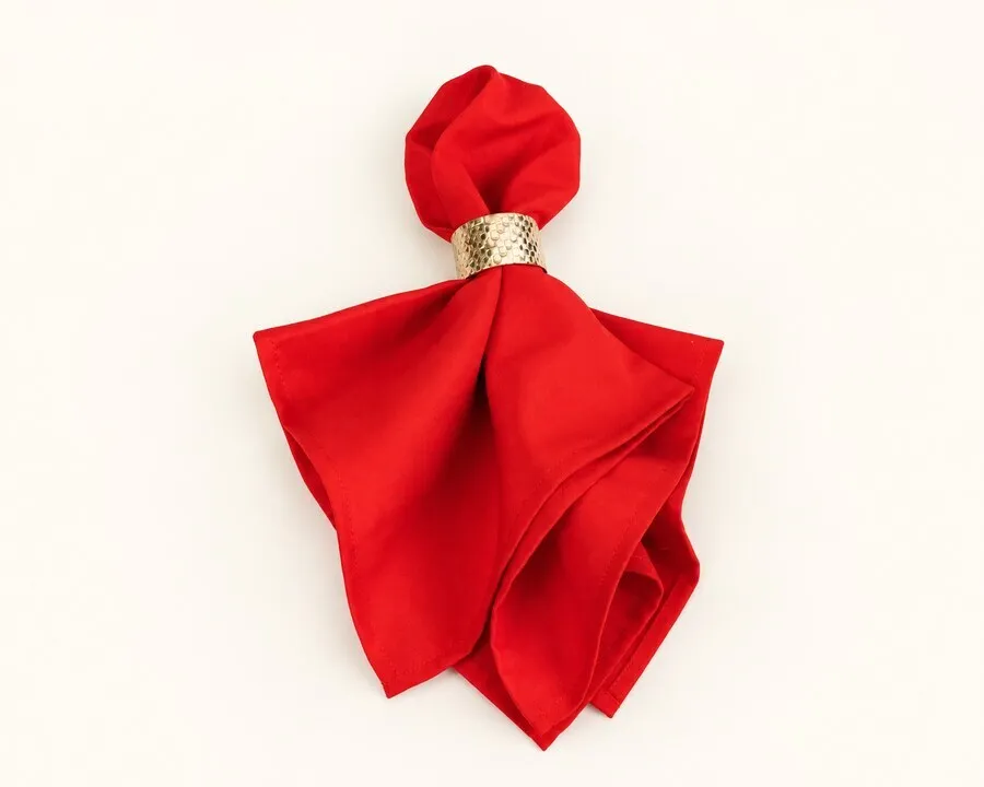 Red Polyester Napkin 17"x17"