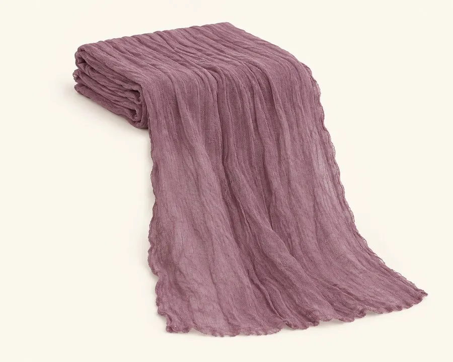 Amethyst Cheesecloth Runner 10ft