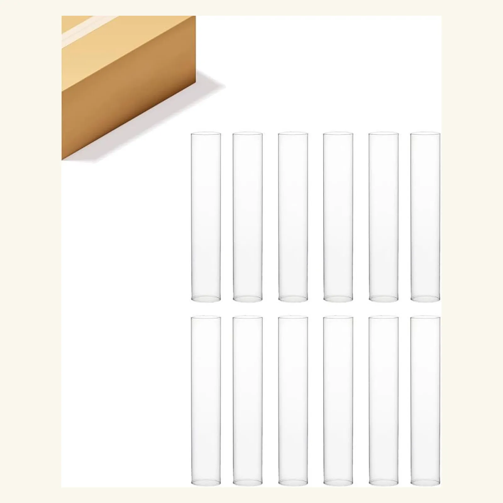 Clear Thin Hurricane Candle Shade