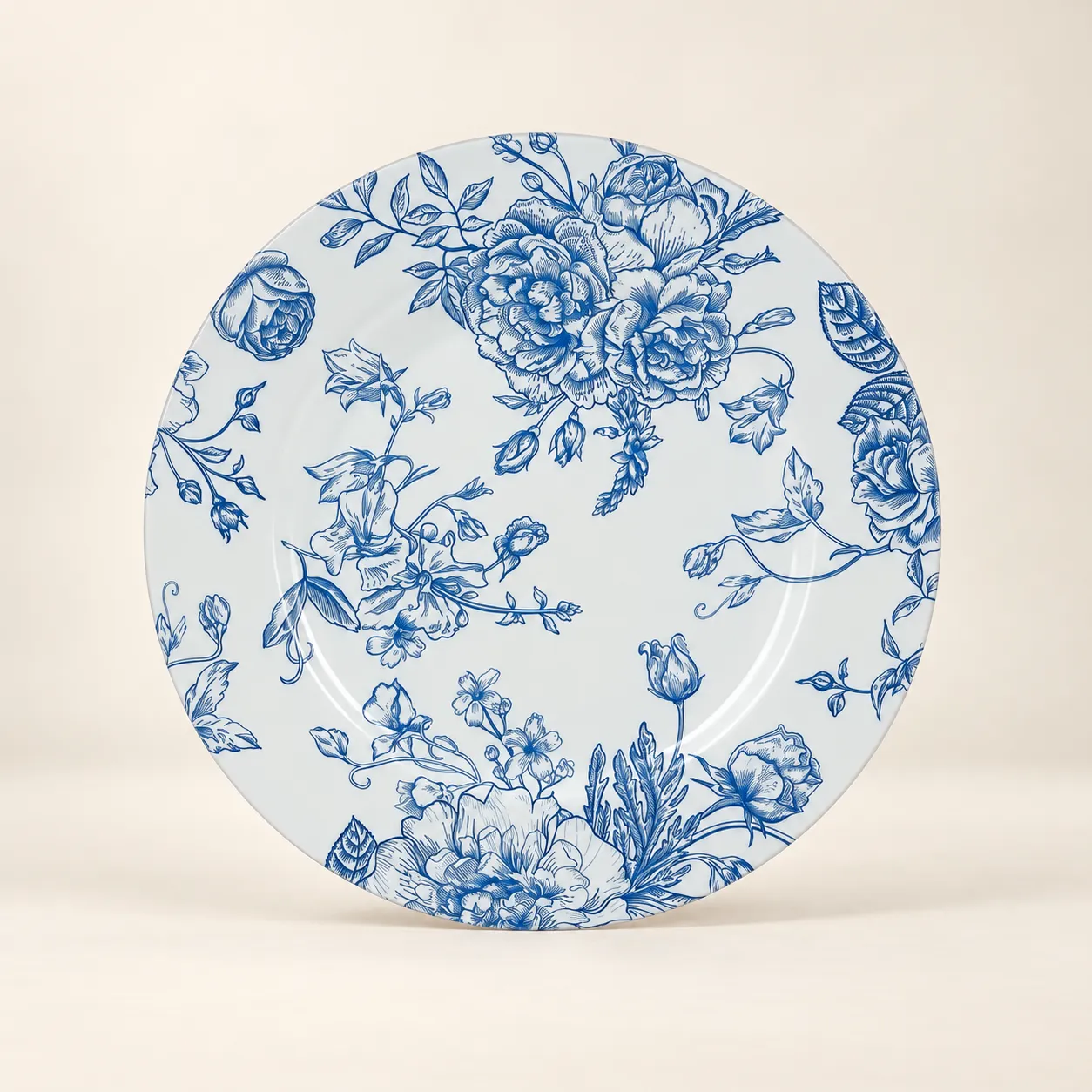 Blue Blossom Charger