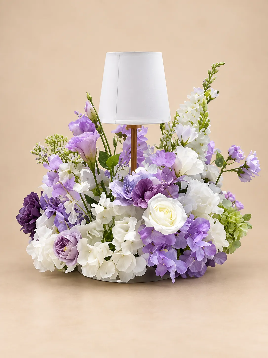 Dreamy Purples Large Round Lamp Meadow