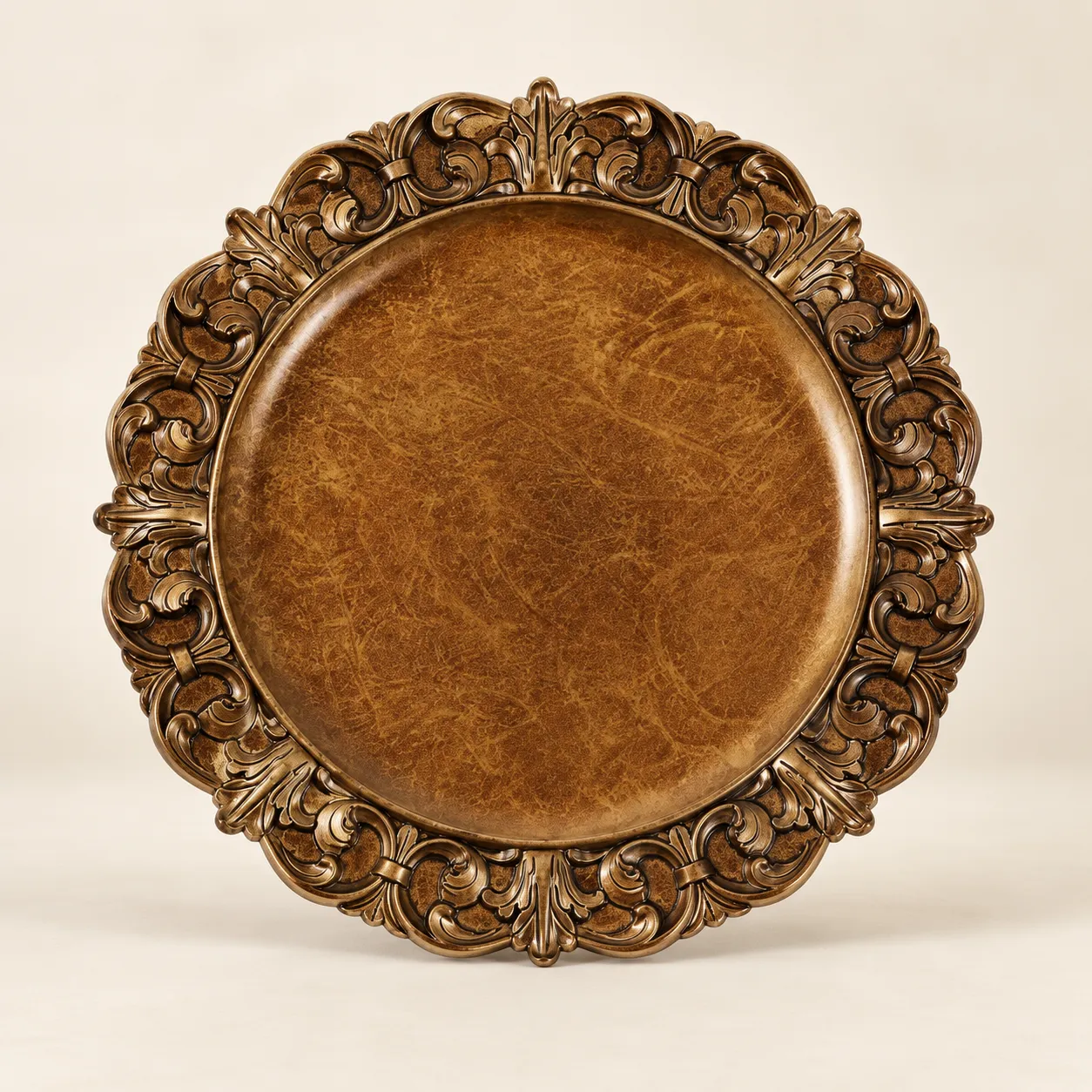 Antique Brown Charger