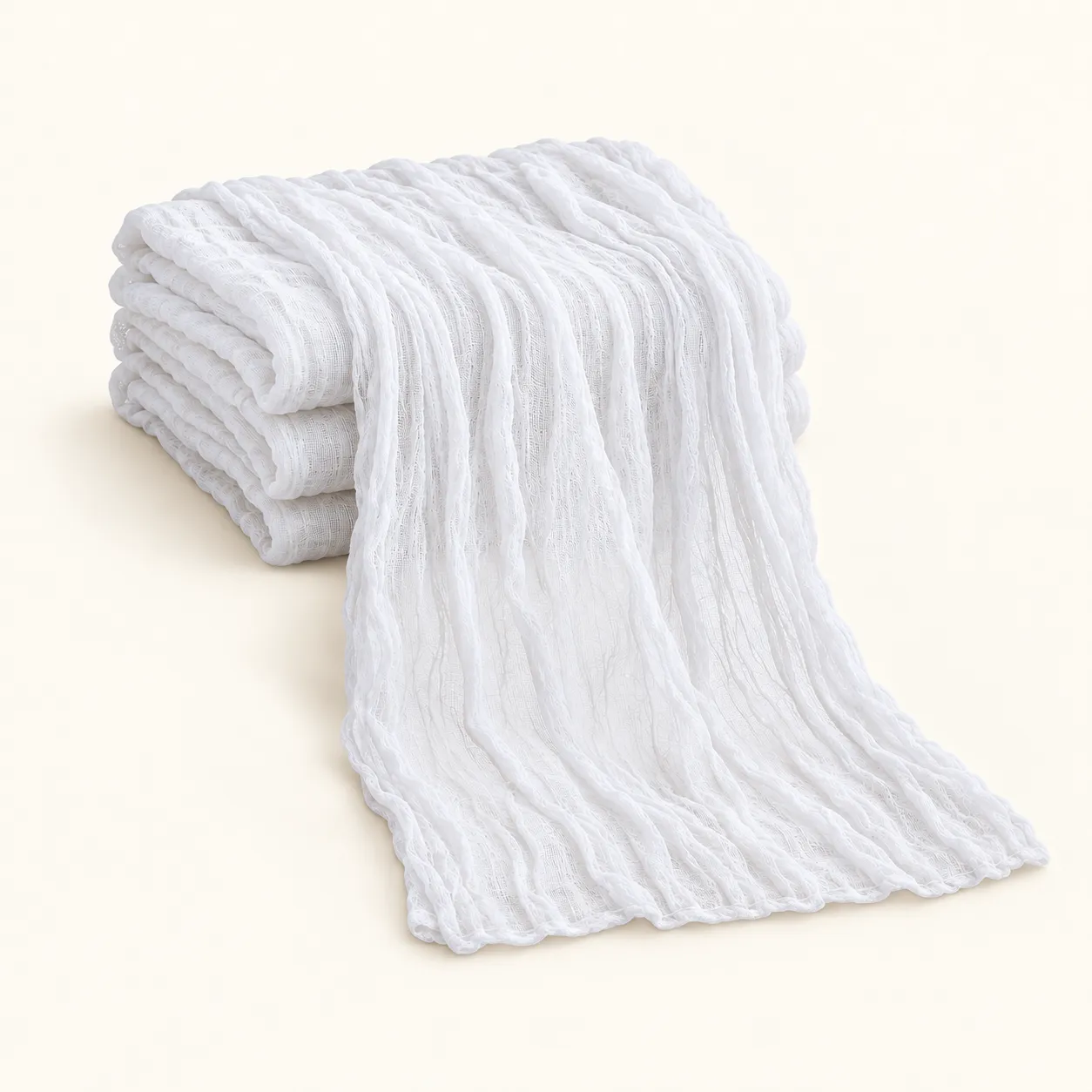 White Cheesecloth Runner 10ft