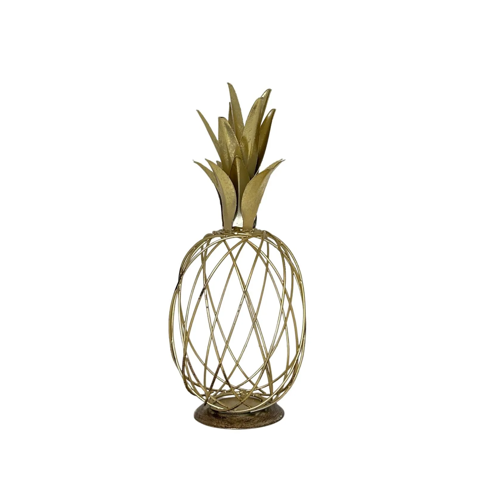 Metal Pineapple Accent Piece