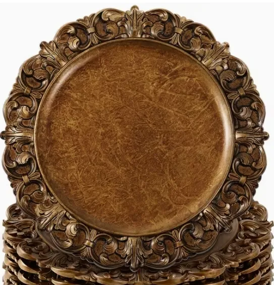Antique Brown Charger