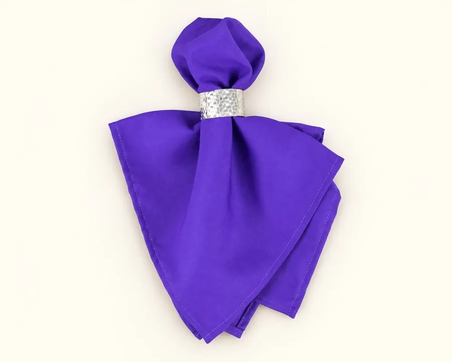 Purple Polyester Napkin