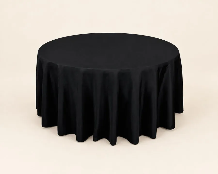 Dusty Sage Green Polyester Tablecloth 120"