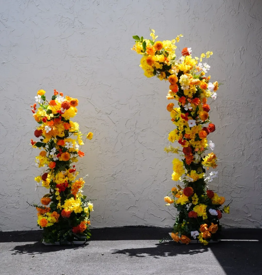 Citrus Bloom Broken Freestanding Arch