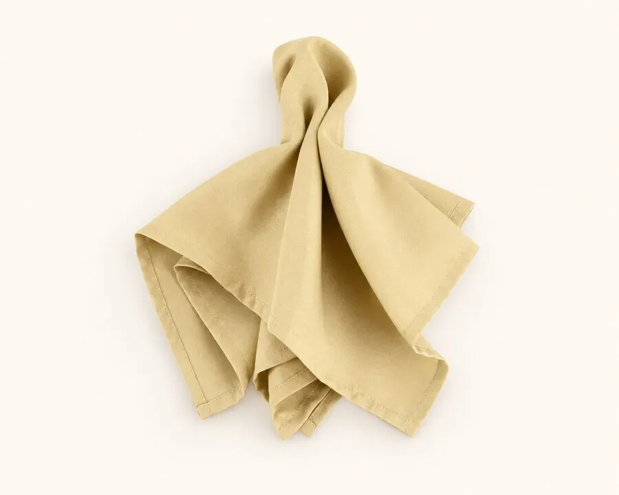 Champagne Polyester Napkin 17"x17"