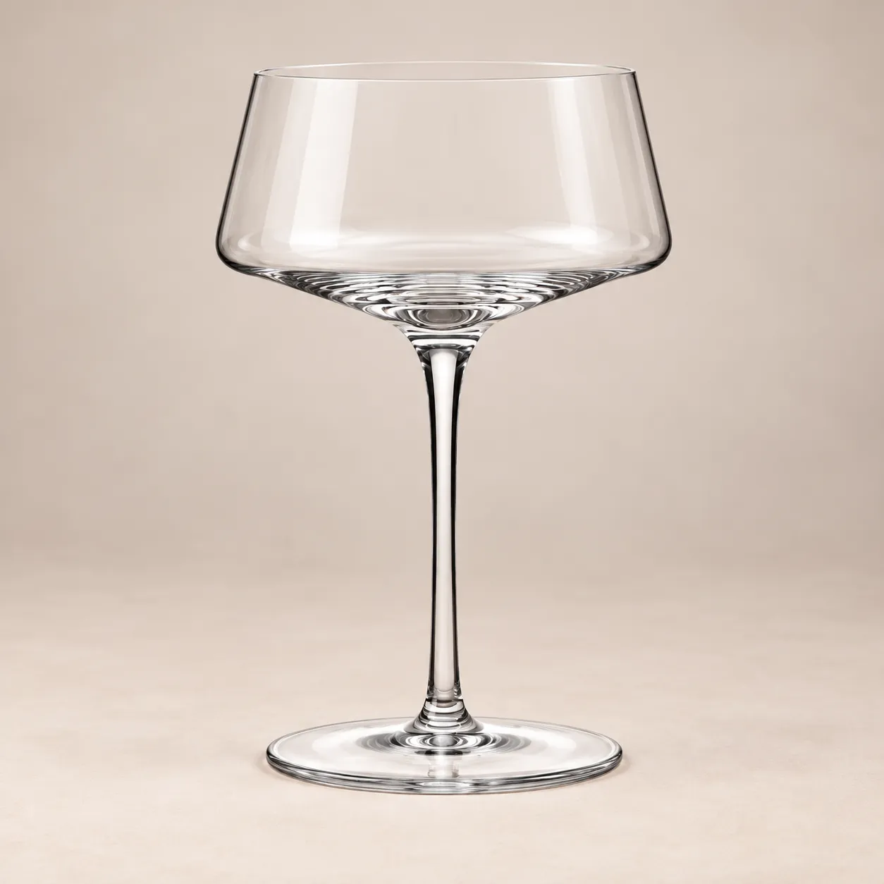 Modern Flared Coupe Glass