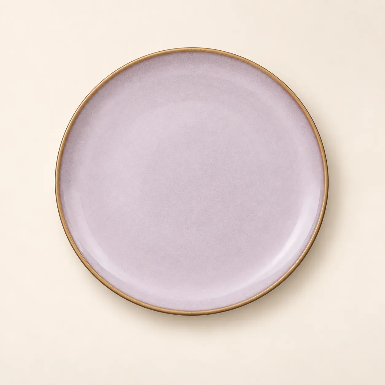 Mauve Ceramic Dinner Plate 10"