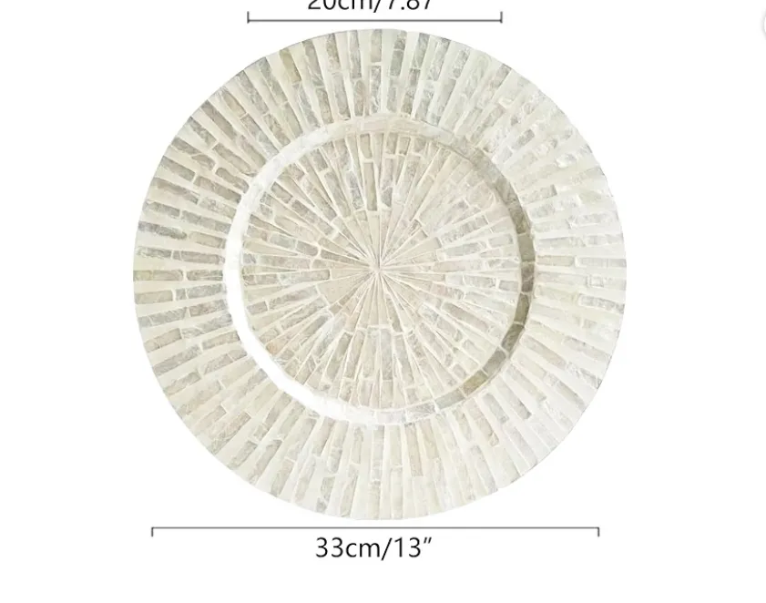 Mother of Pearl Charger 