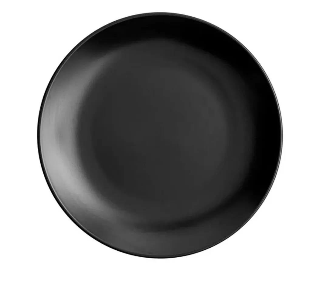 Matte Black Dinner Plate 10.5"