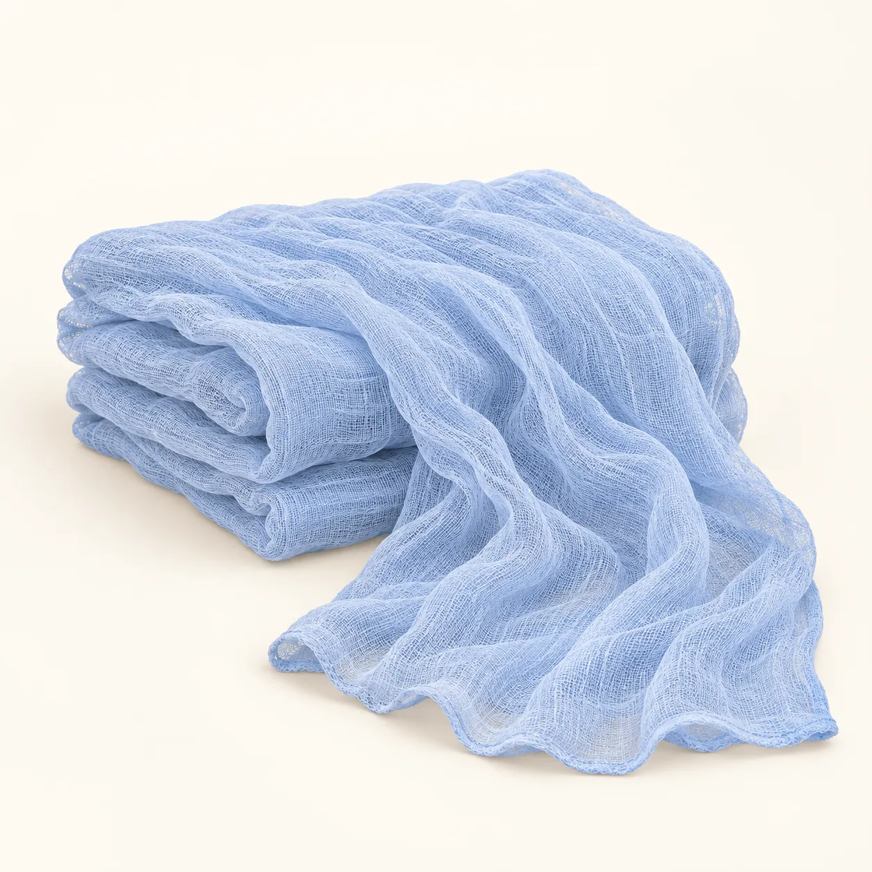 Ice Blue Cheesecloth Runner 10ft