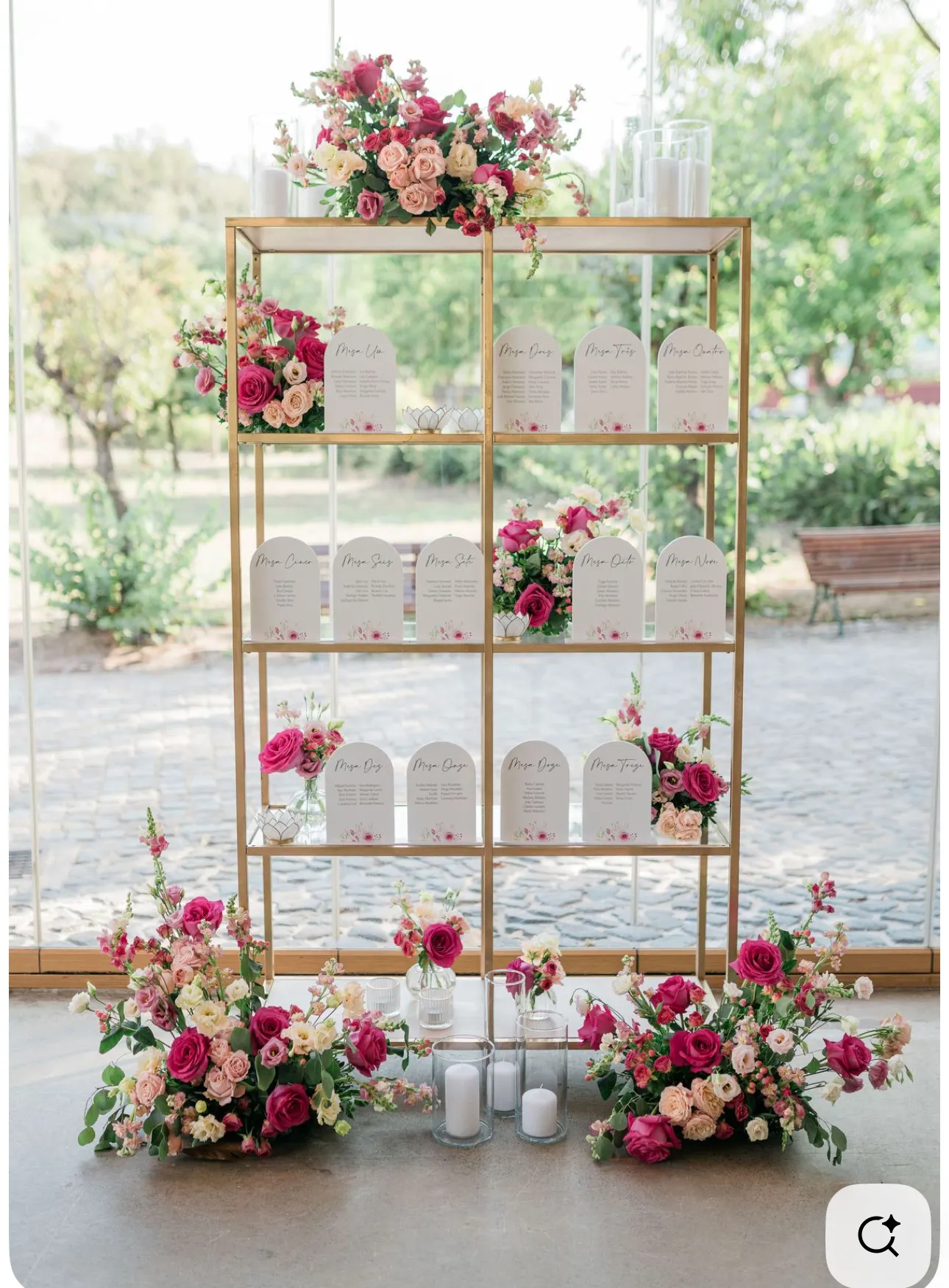 Shelf Seating Chart
