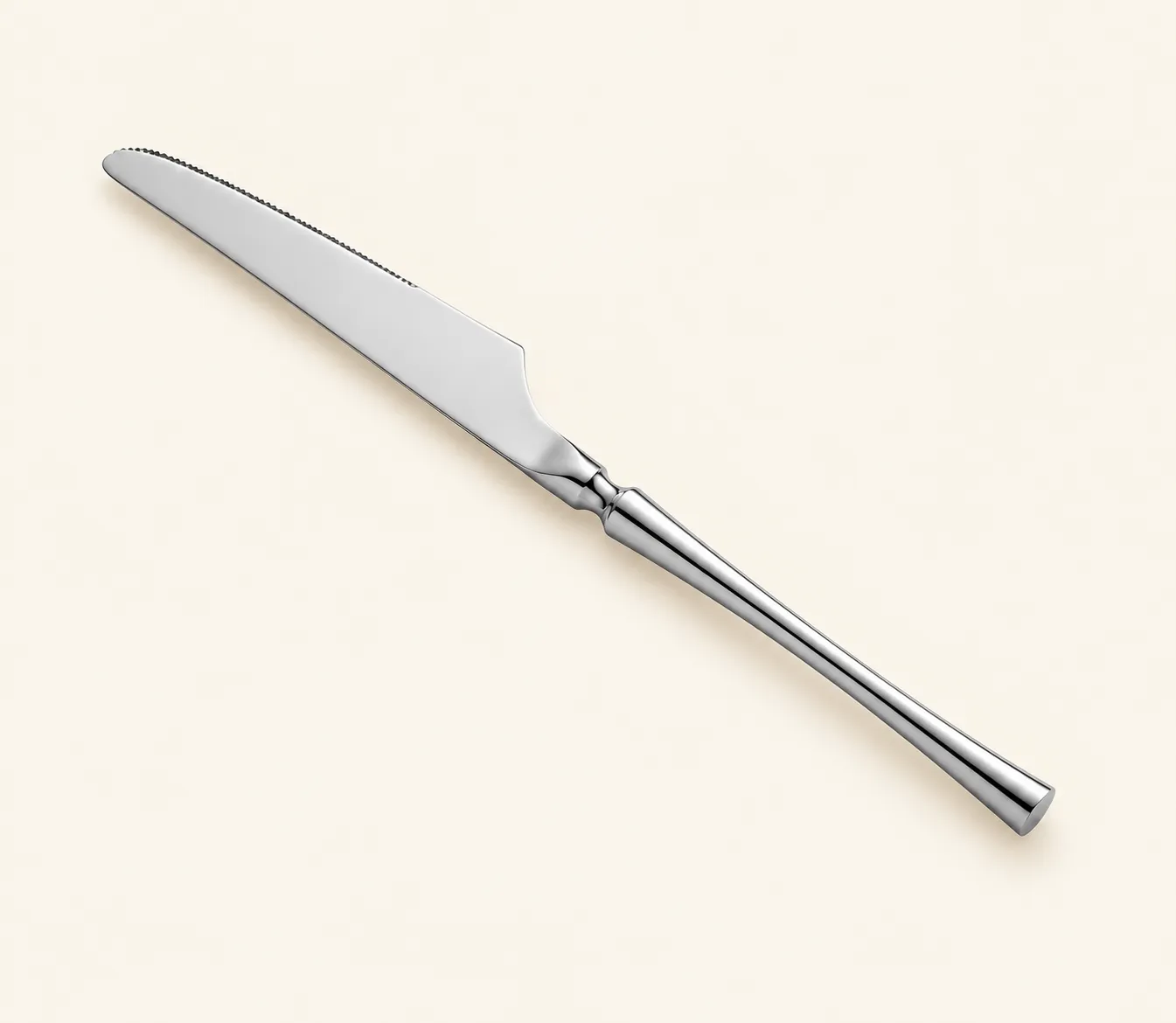 Modern Silver Dinner Knife