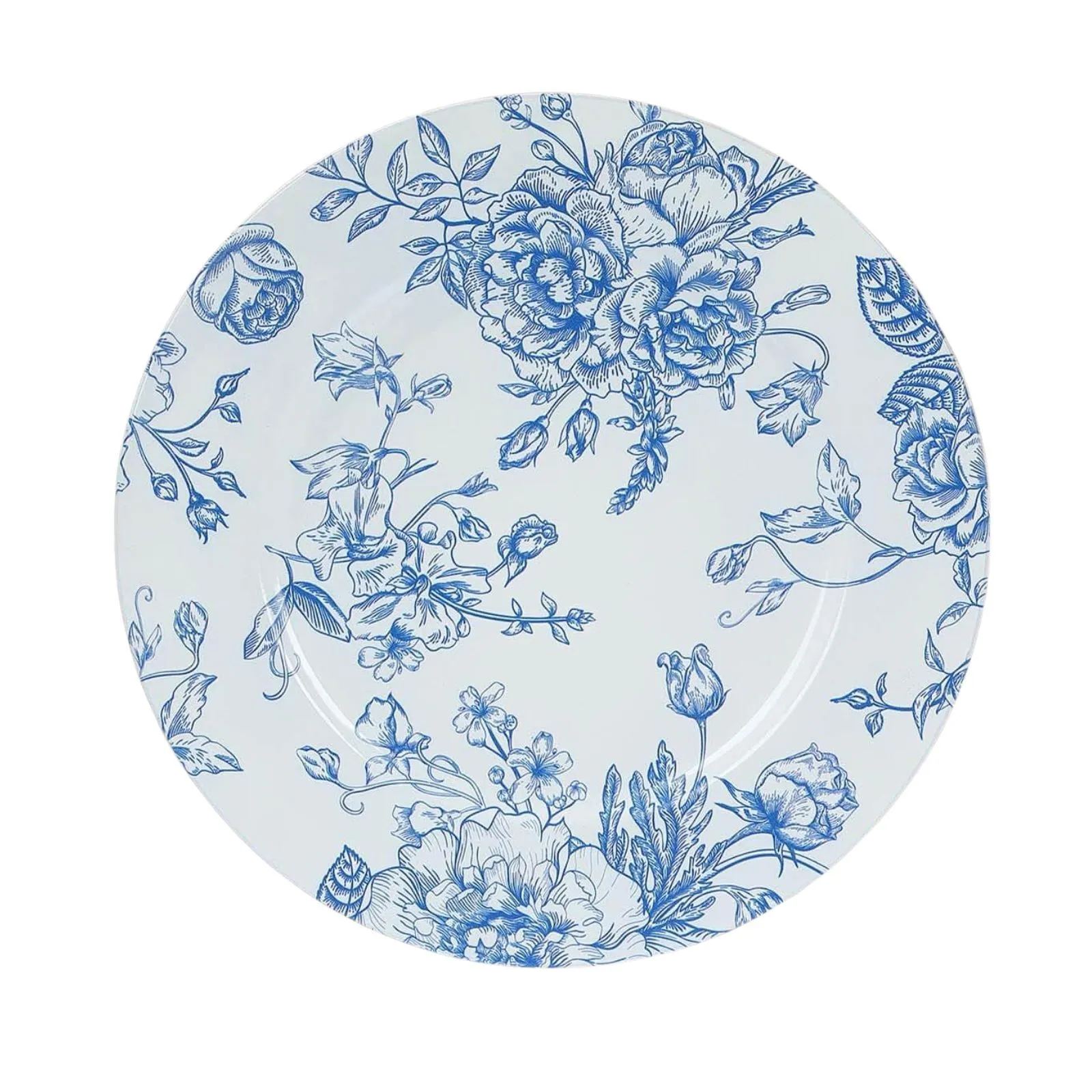 Blue Blossom Charger