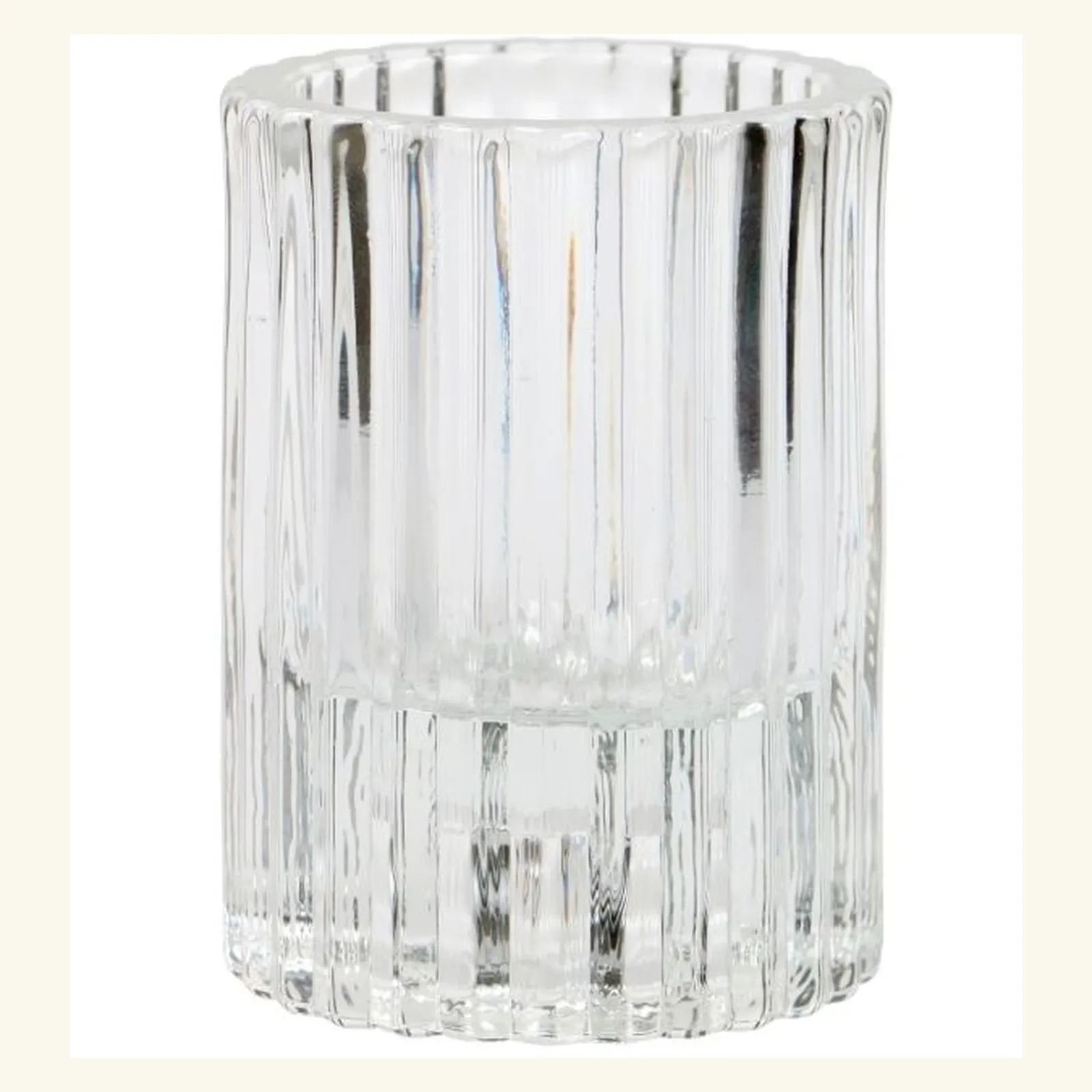 Ribbed Tealight Holder