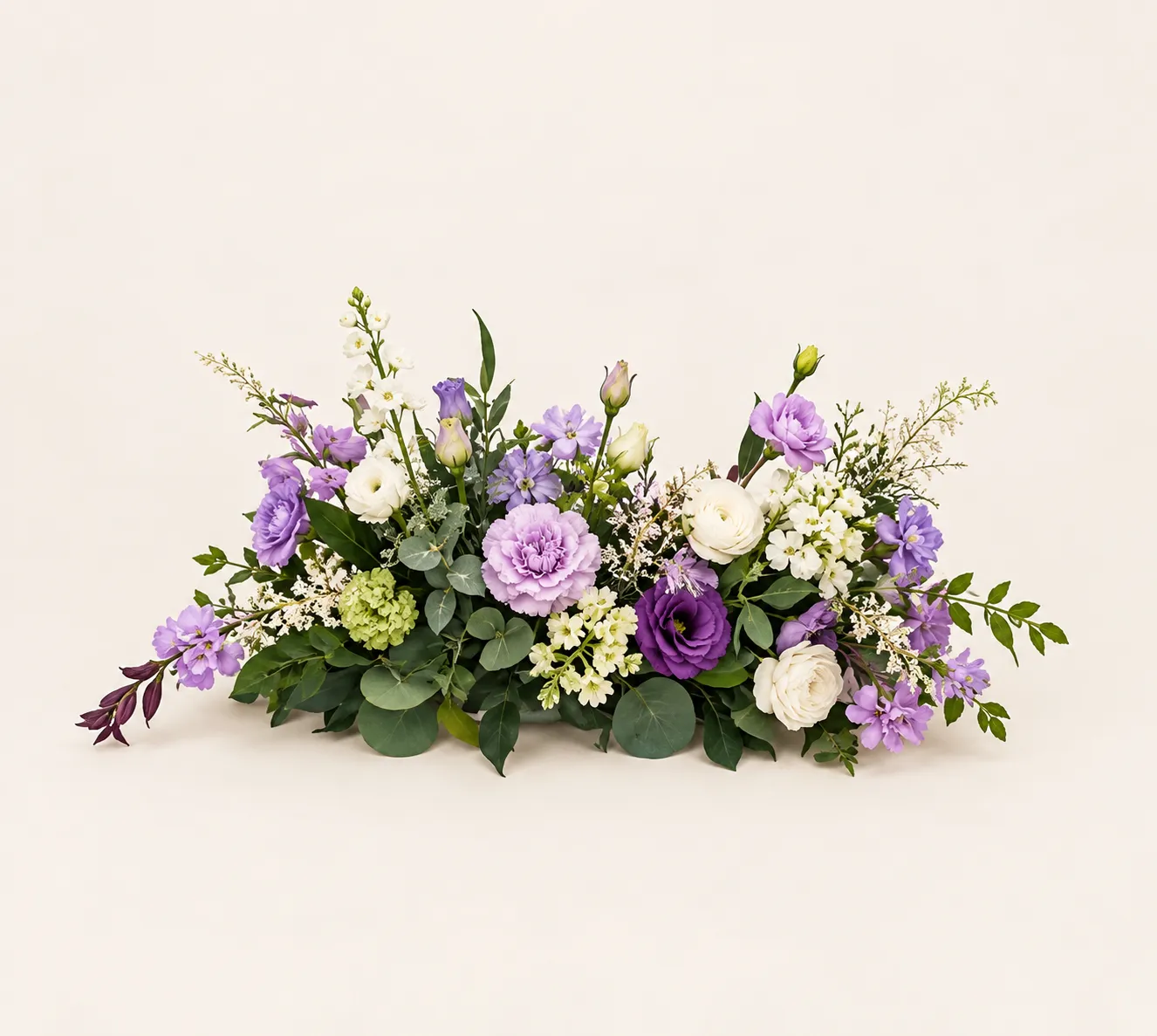 Dreamy Purples Medium Floral Arrangement Centerpiece