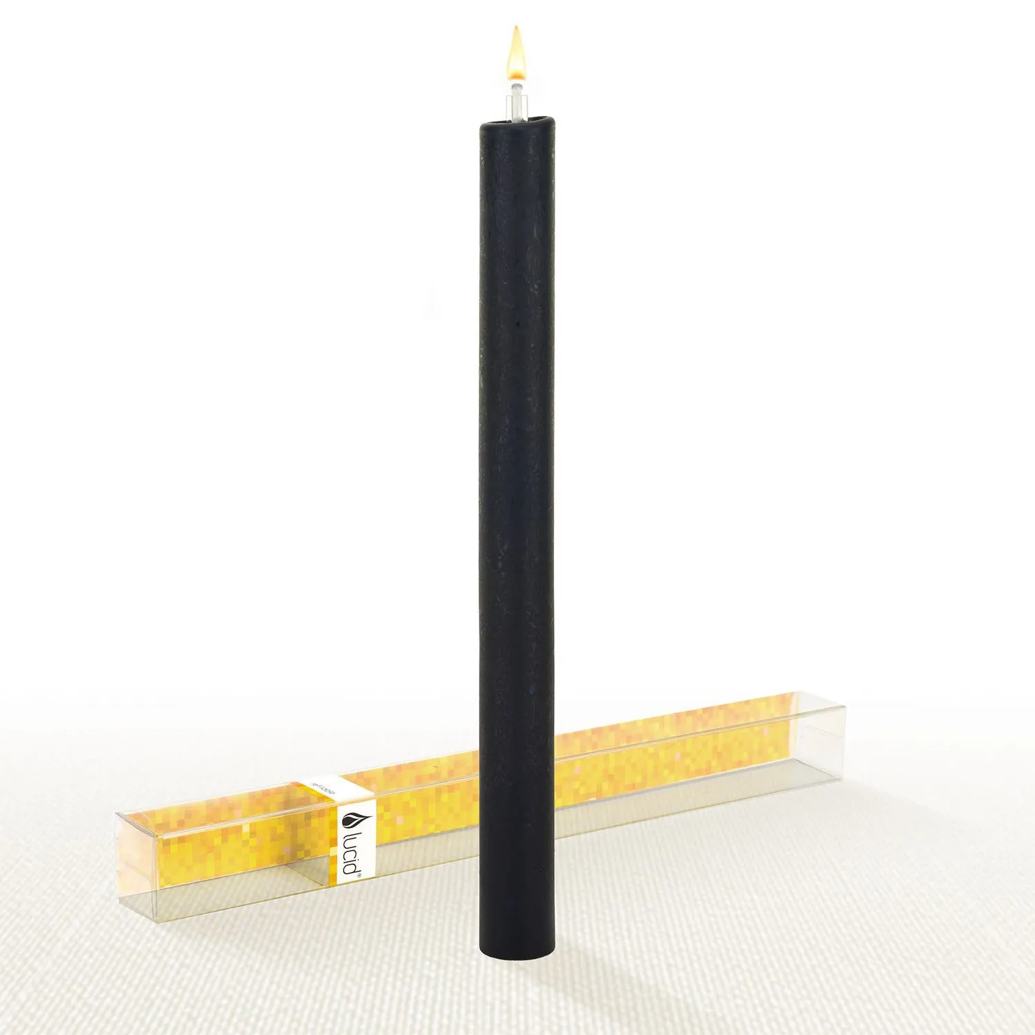 Black Lucid Candle 11"