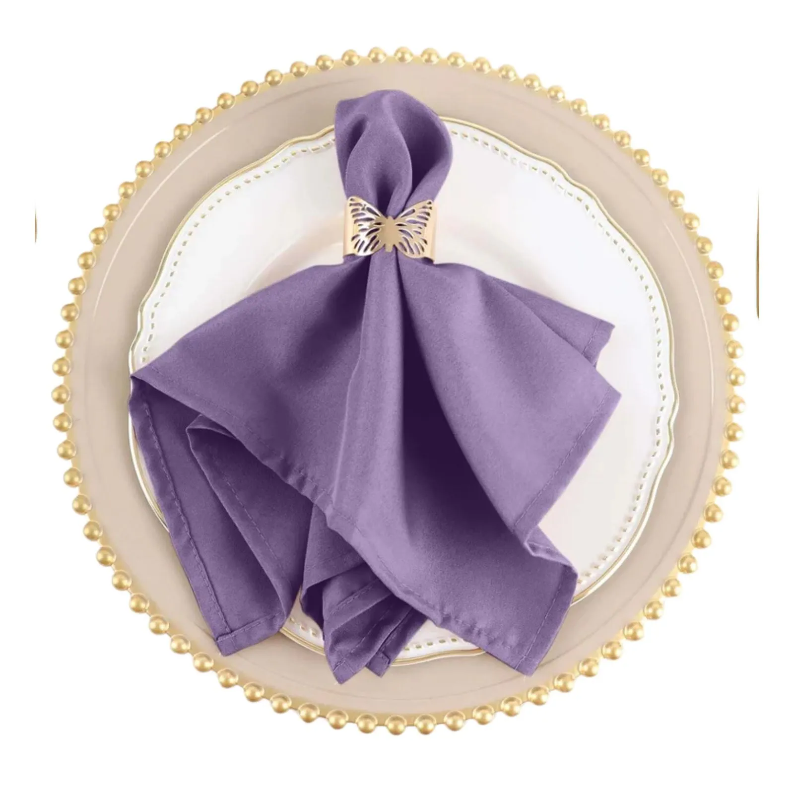 Amethyst Polyester Napkin 17"x17"