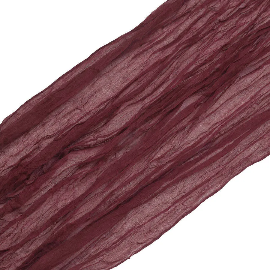 Burgundy Cheesecloth Drapery 20ft