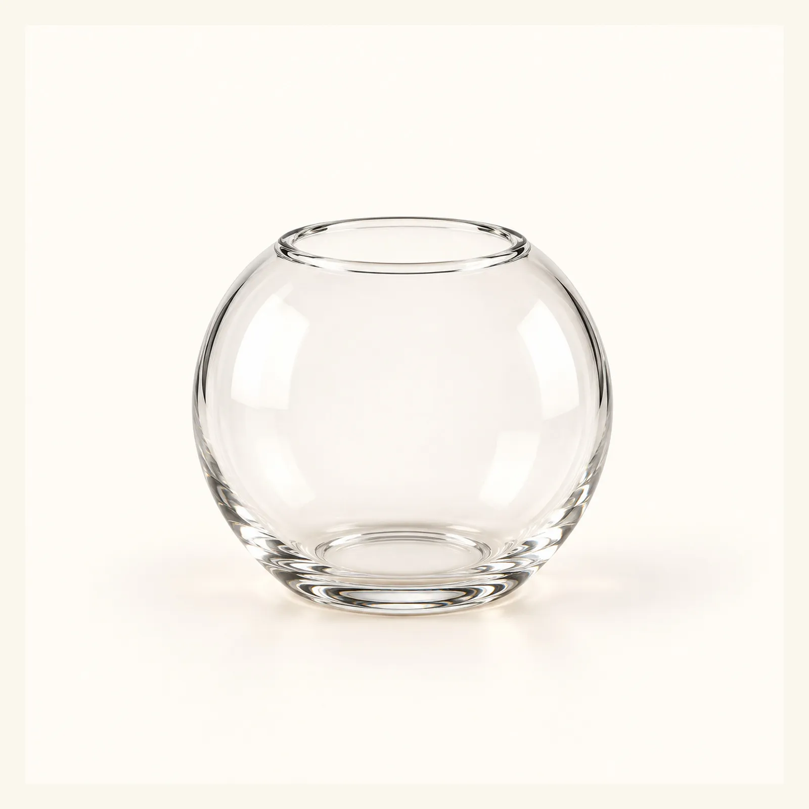 Clear Globe Tealight Holder