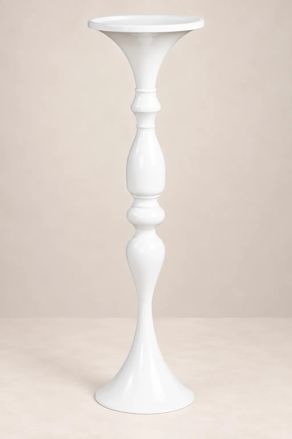 White Victorian Pedestal Stand
